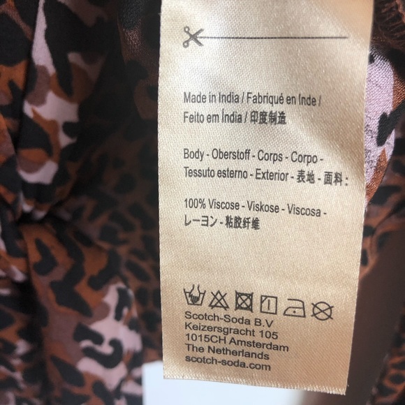 Leopard cropped blouse - Picture 3 of 4